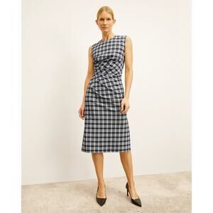 M.M. Lafleur The Jeannine‎ Dress - Knit Suiting in Checkmate Size 2